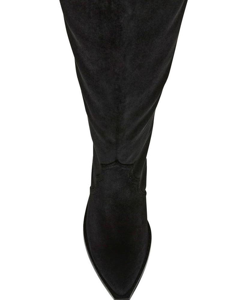 Faux Suede Knee High Boots (Women)