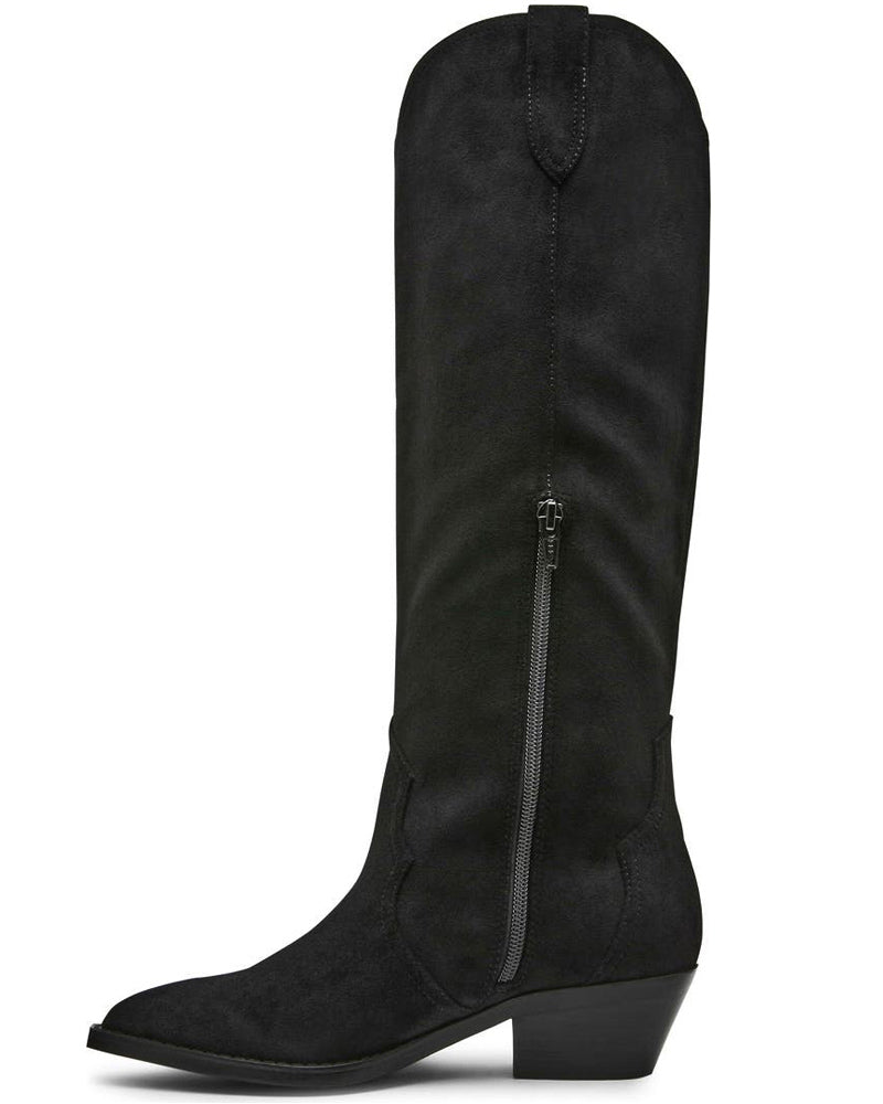 Faux Suede Knee High Boots (Women)