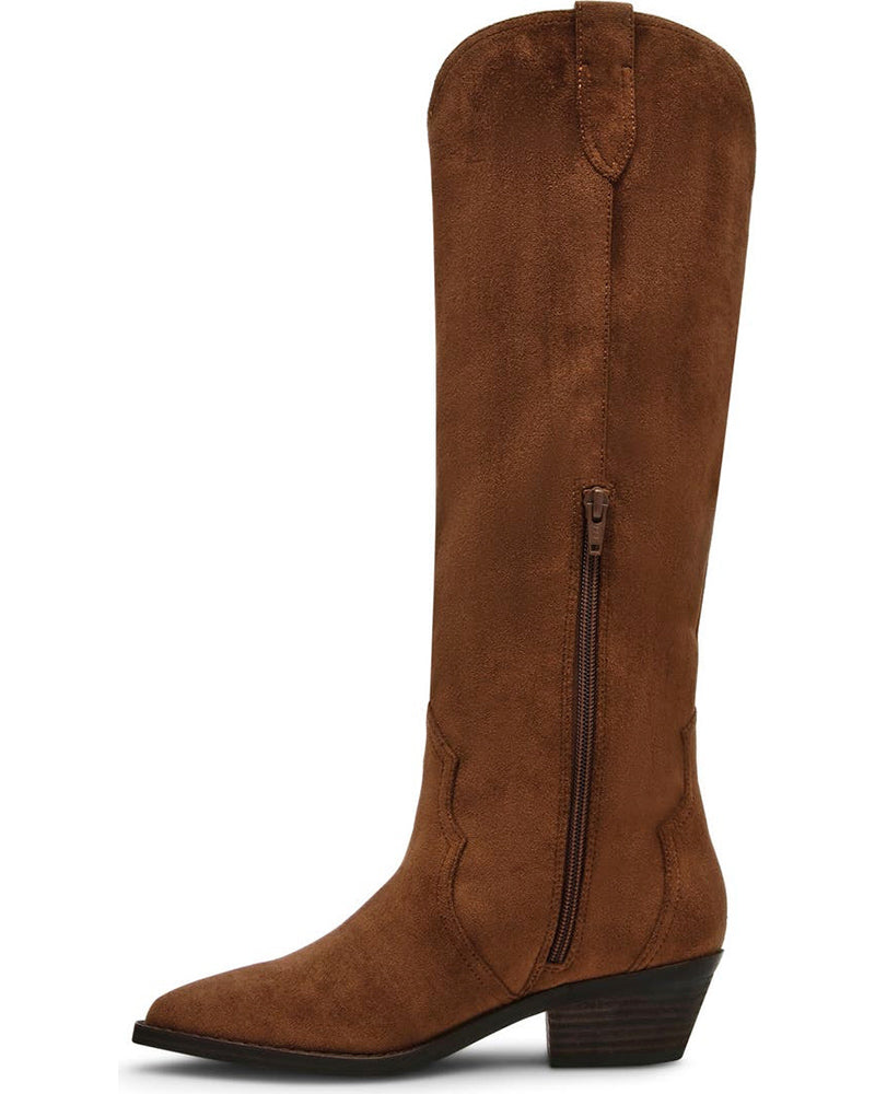 Faux Suede Knee High Boots (Women)