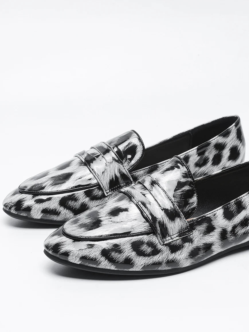 Lässige Slipper mit Leopardenmuster für alle Jahreszeiten 