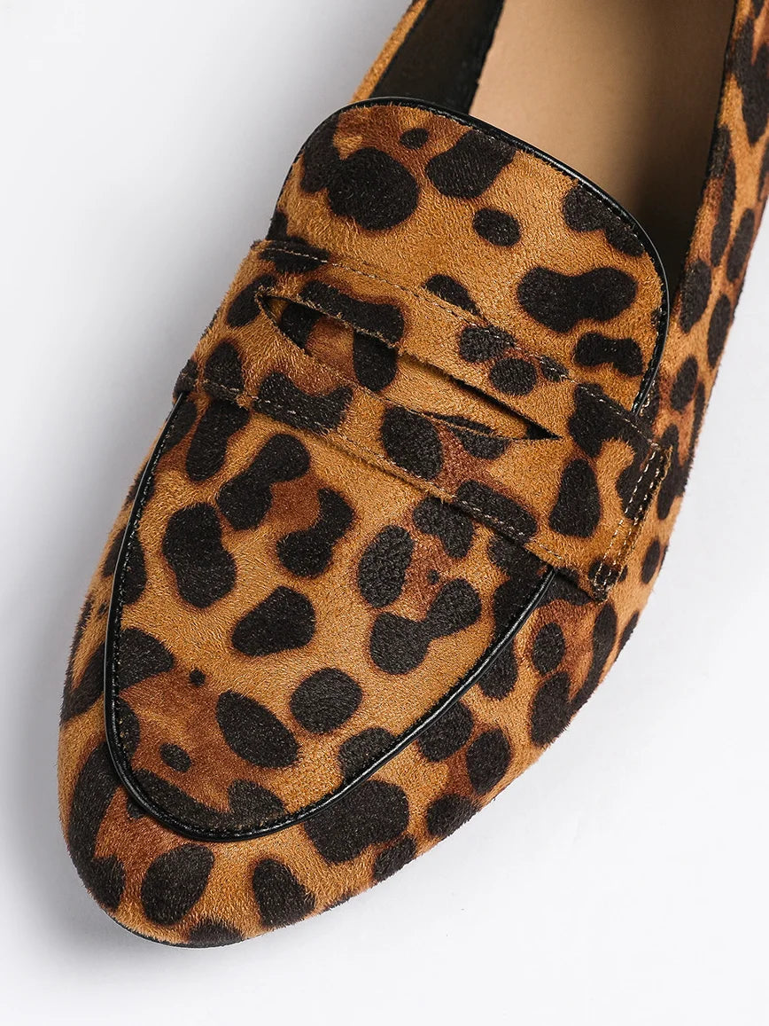 Lässige Slipper mit Leopardenmuster für alle Jahreszeiten 