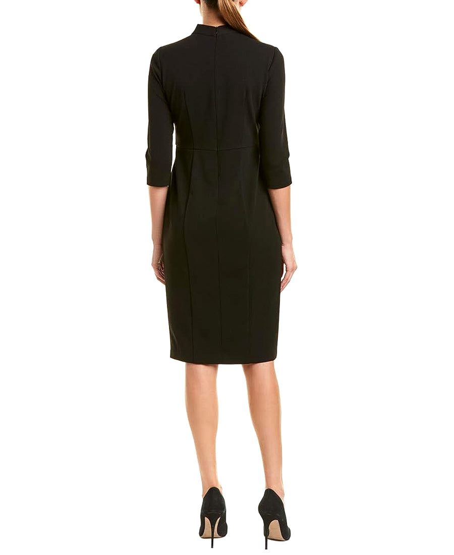 Elegant 3/4 Sleeve Twisted Neckline Dress (Buy 2 Free Shipping✔️)