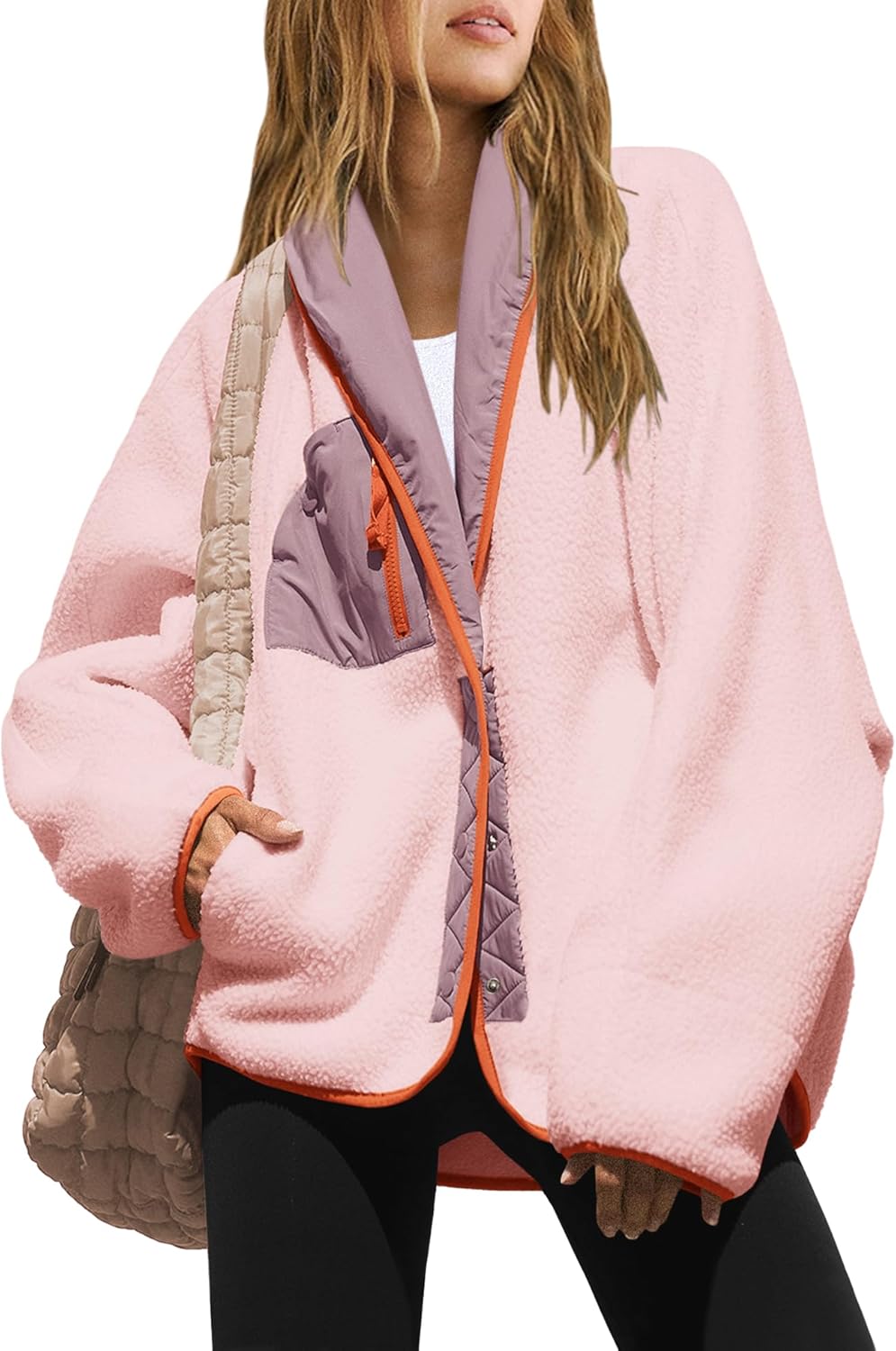 Womens Fuzzy Fleece Pockets Jacket (Buy 2 Free Shipping✔️)