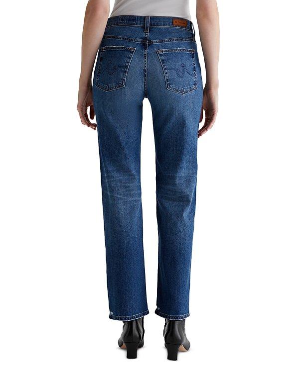 （AG）High Rise Straight Leg Jeans