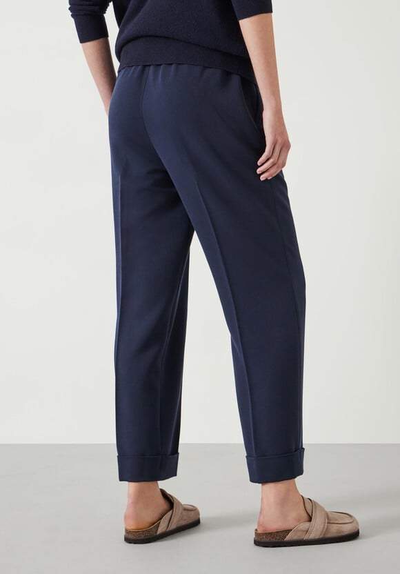 Trendy Slim Pull On Suit Trousers