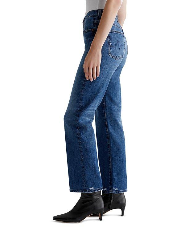 （AG）High Rise Straight Leg Jeans