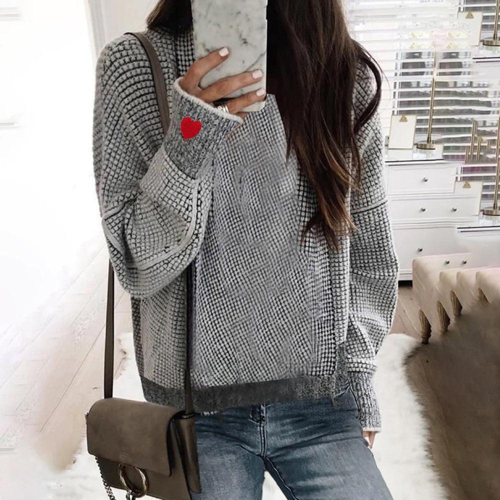 Baggy Grey Long Sleeve Sweater