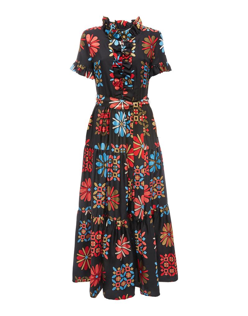 （❗️Sold Out Soon）Gorgeous Floral Print V-Neck Maxi Dress (Buy 2 Free Shipping✔️)