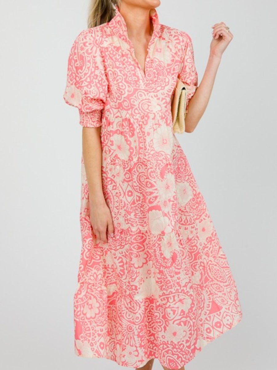 Sarah Floral Midi Dress