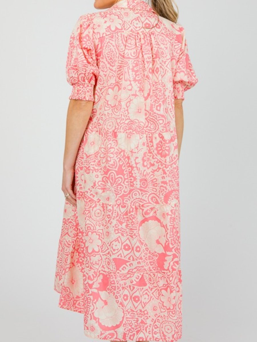 Sarah Floral Midi Dress