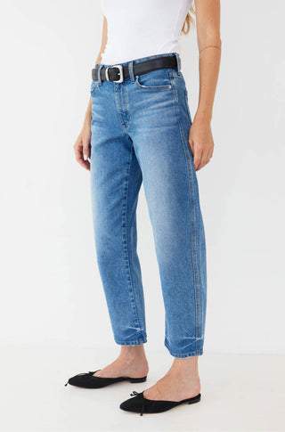 Solid Color Straight Casual Jeans