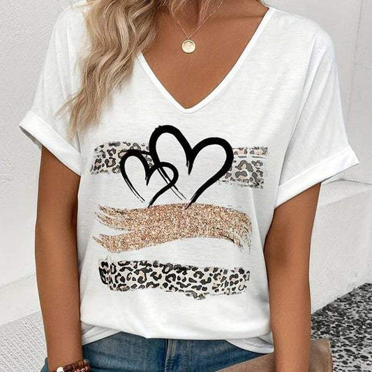 Comfy V-Neck Short Sleeve Top