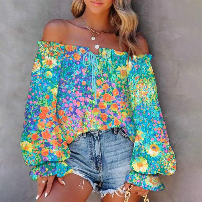 Fresh Multicolor Long Sleeve Top