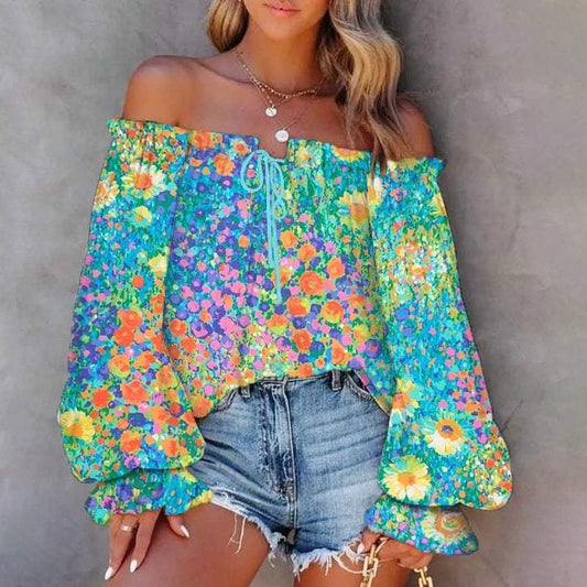 Fresh Multicolor Long Sleeve Top