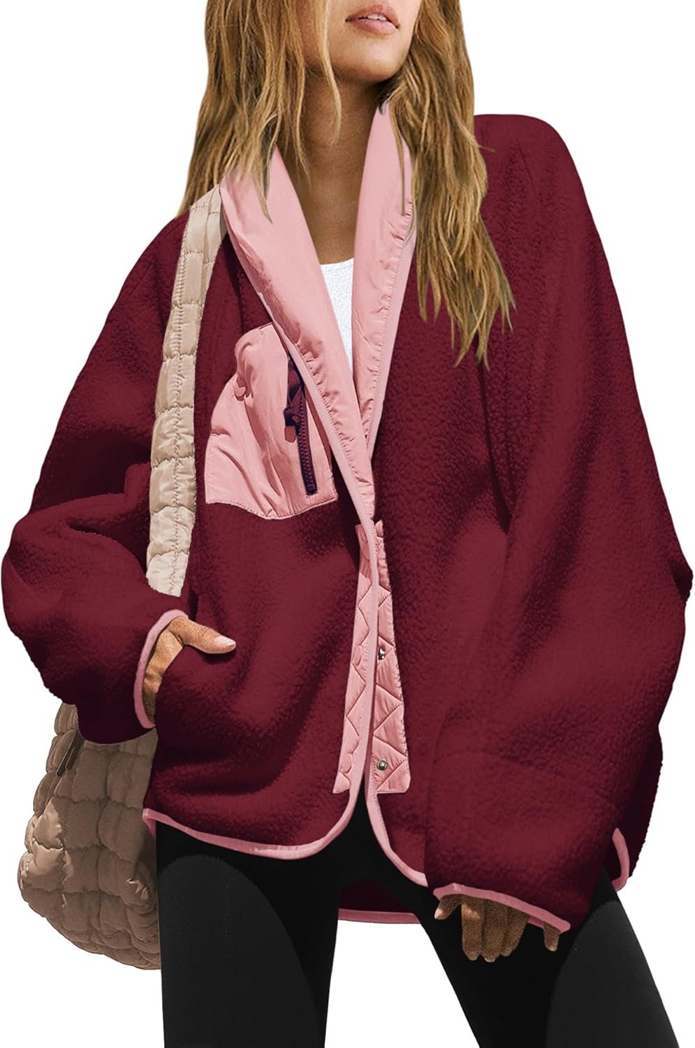 Womens Fuzzy Fleece Pockets Jacket (Buy 2 Free Shipping✔️)