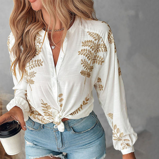 Basic White Long Sleeve Top