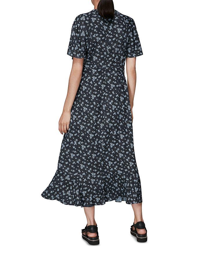 Daisy Spot Print Midi Dress