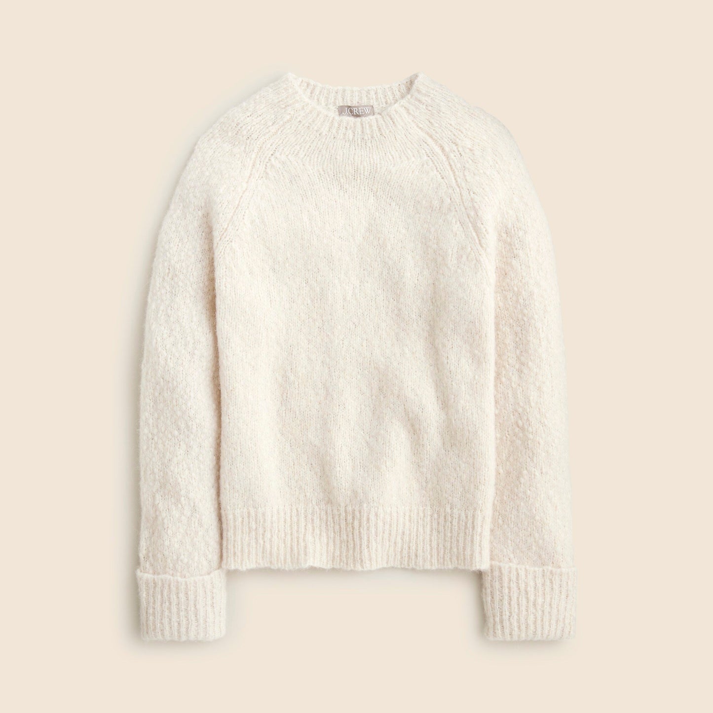 Stylish Cuffed Mockneck Sweater