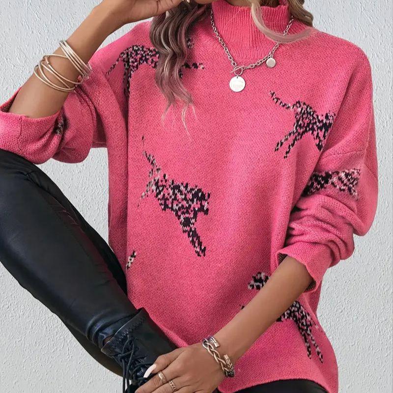 Sweet Pink Long Sleeve Sweater