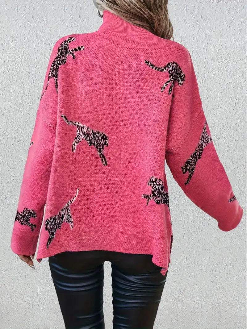 Sweet Pink Long Sleeve Sweater