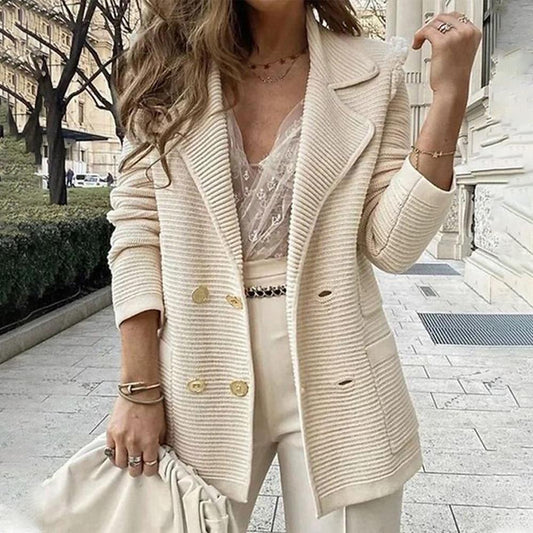 Groovy Long Sleeve Plain Cardigan