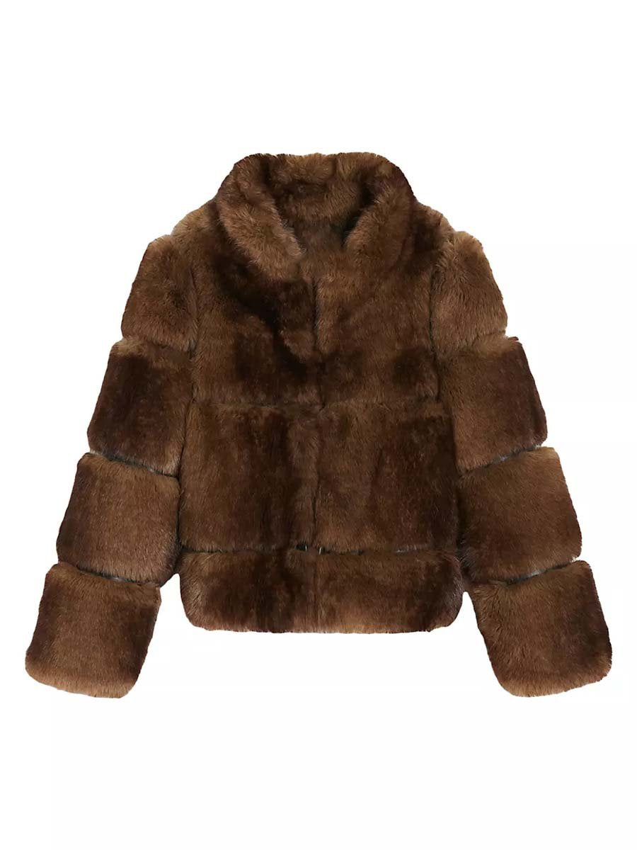 Fashion Faux Fox Fur Short Coat (Free Shipping✔️)