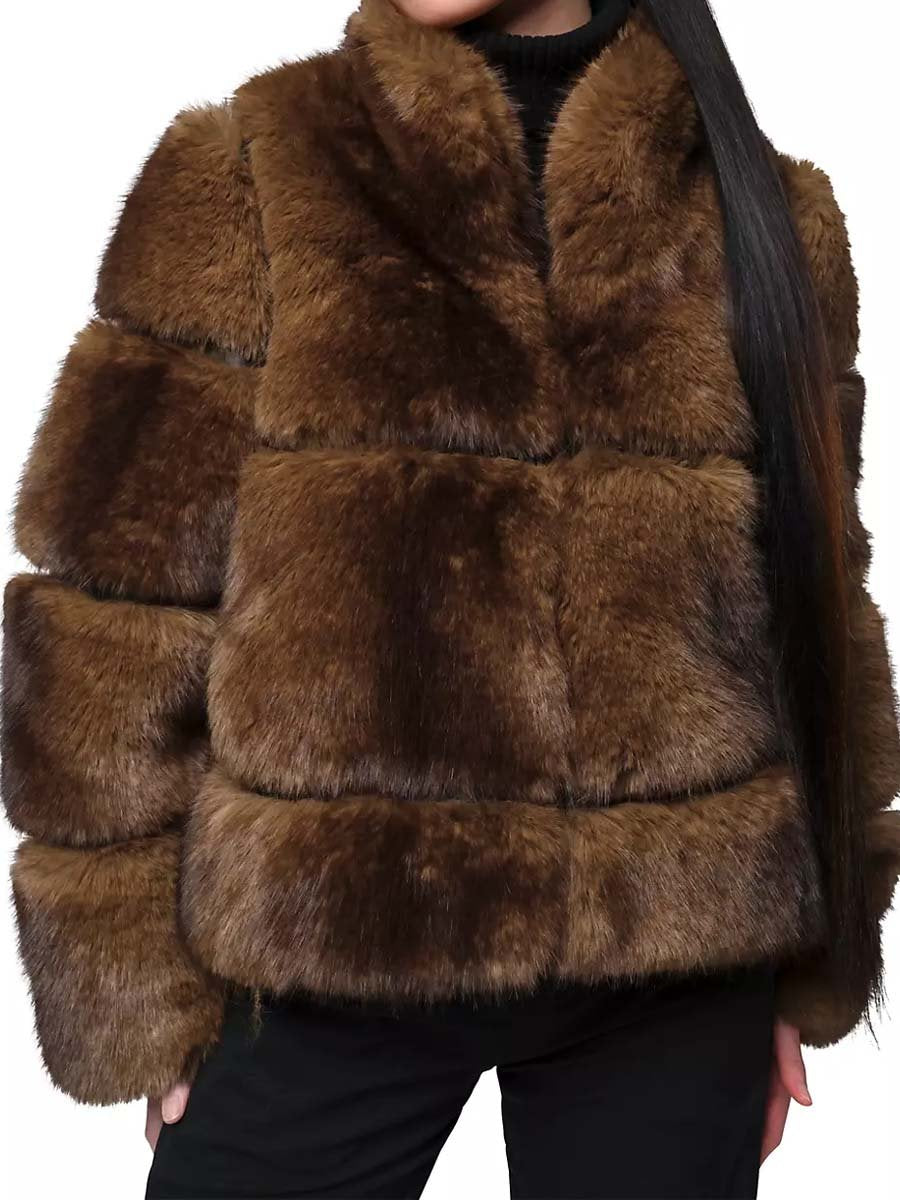 Fashion Faux Fox Fur Short Coat (Free Shipping✔️)