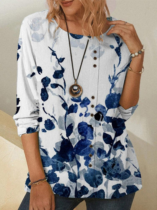 Printed Loose Casual T-shirt