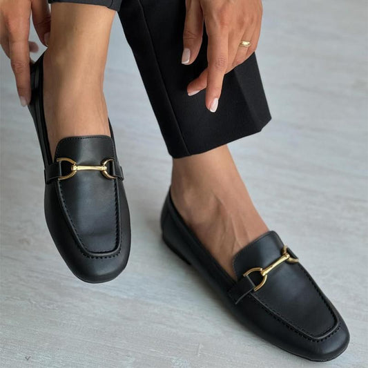 Women's Casual Leather Mules Shoes