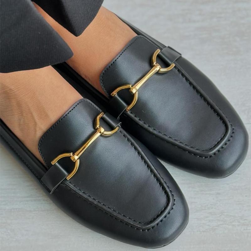 Women's Casual Leather Mules Shoes