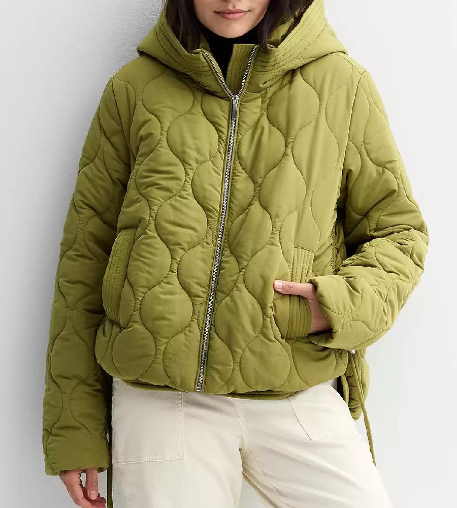 Stylish Hooded Quilted Jacket