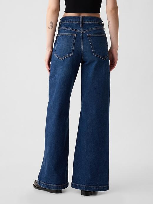 High Rise Stride Wide-Leg Jeans (Buy 2 Free Shipping✔️)