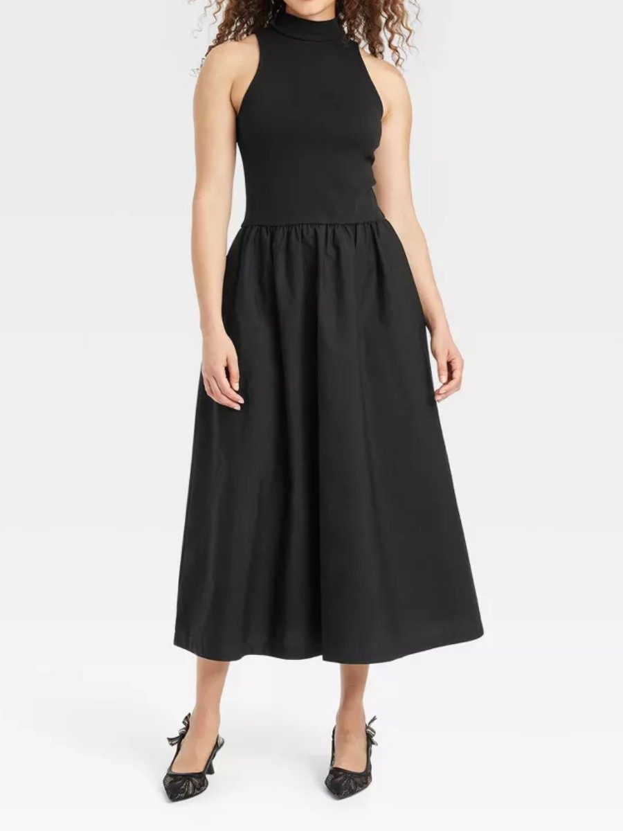 Ärmelloses A-Linien-Maxikleid für Damen 