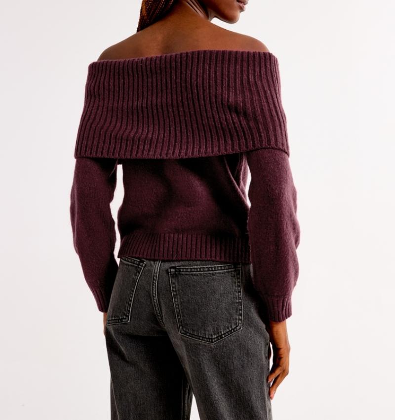 Stylish Off-The-Shoulder Sweater