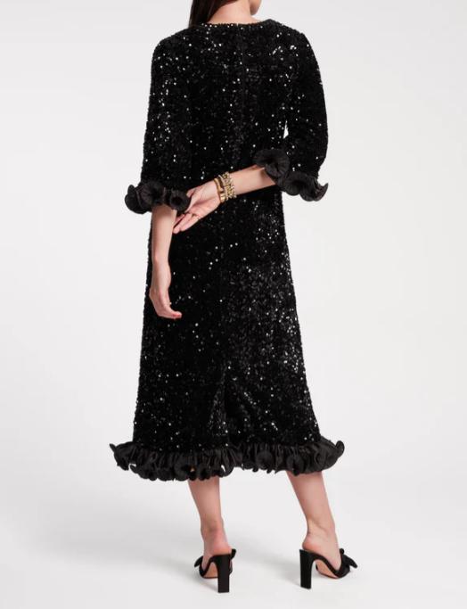 Elastic Sequin Plaza Midi Party Dress (Buy 2 Free Shipping✔️)