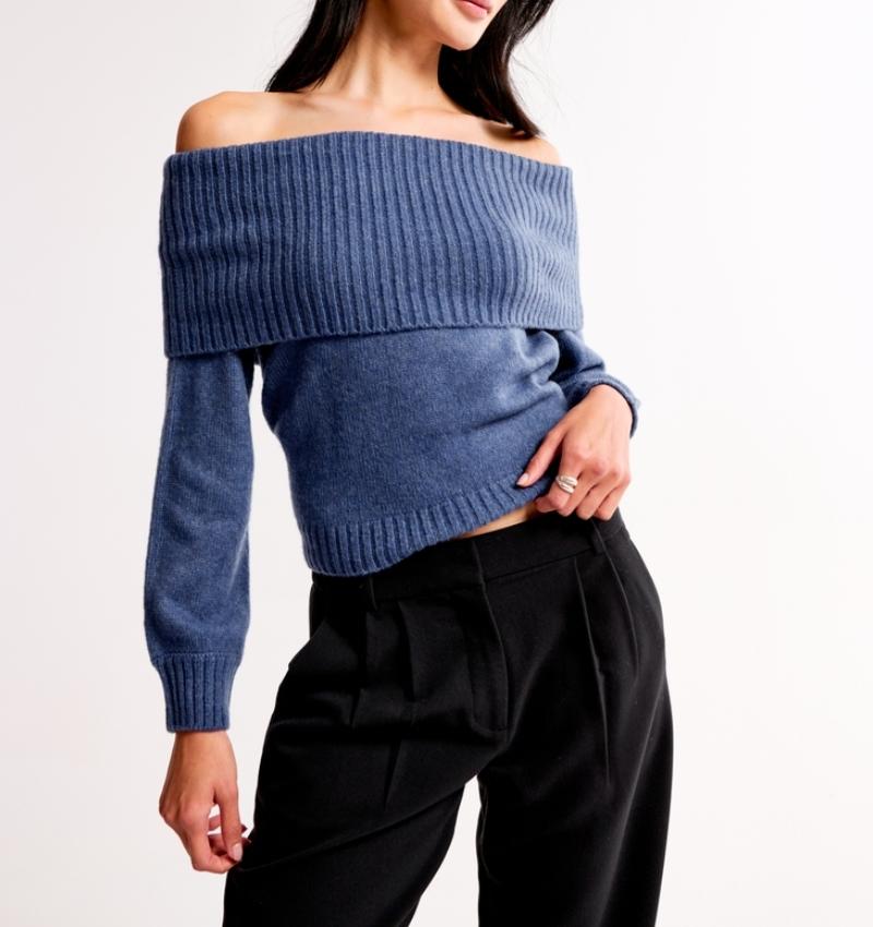 Stylish Off-The-Shoulder Sweater