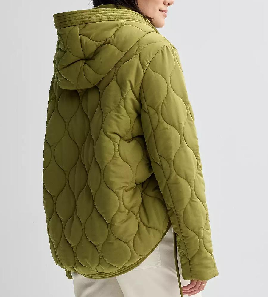 Stylish Hooded Quilted Jacket