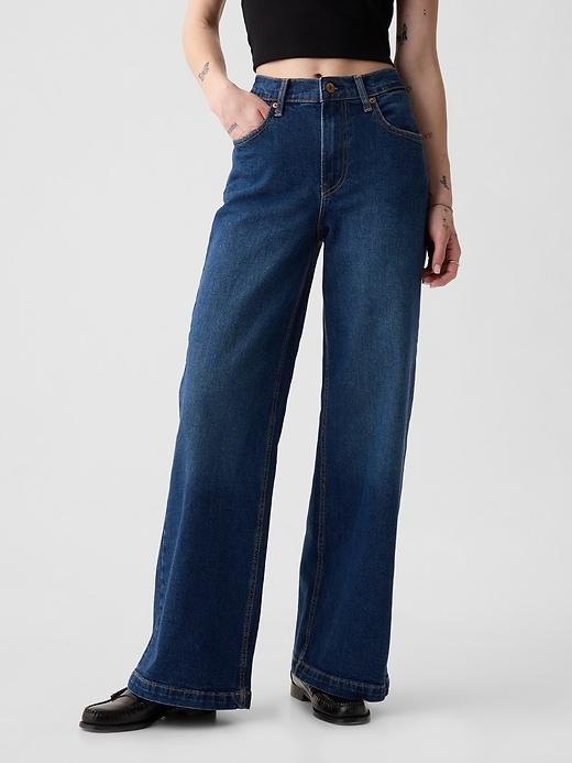 High Rise Stride Wide-Leg Jeans (Buy 2 Free Shipping✔️)