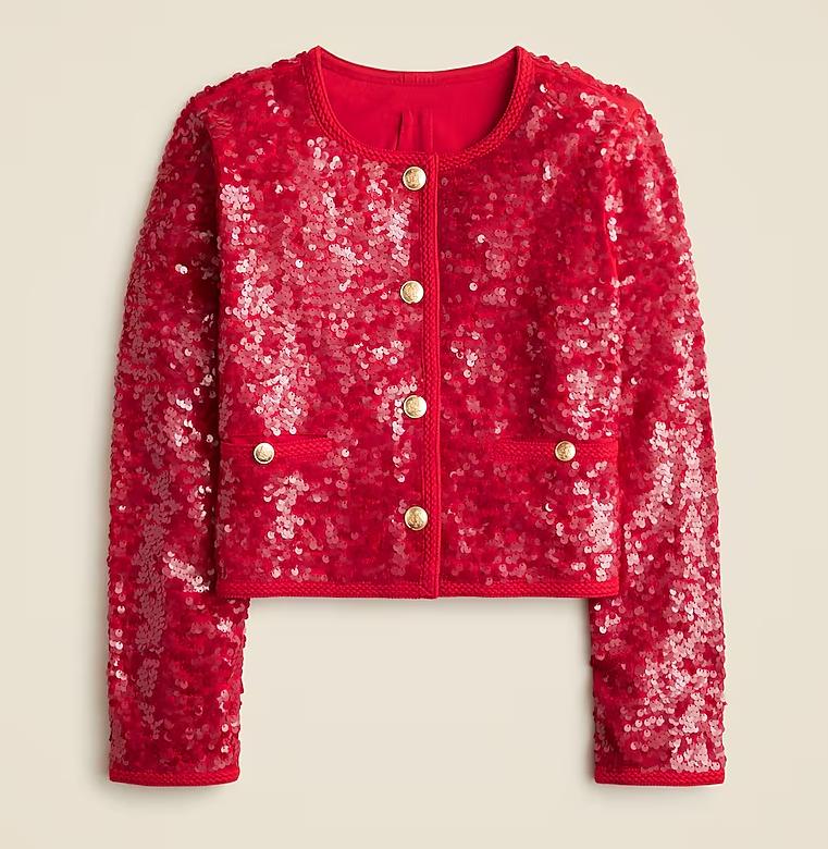 Dazzle Sequin Holiday Jacket