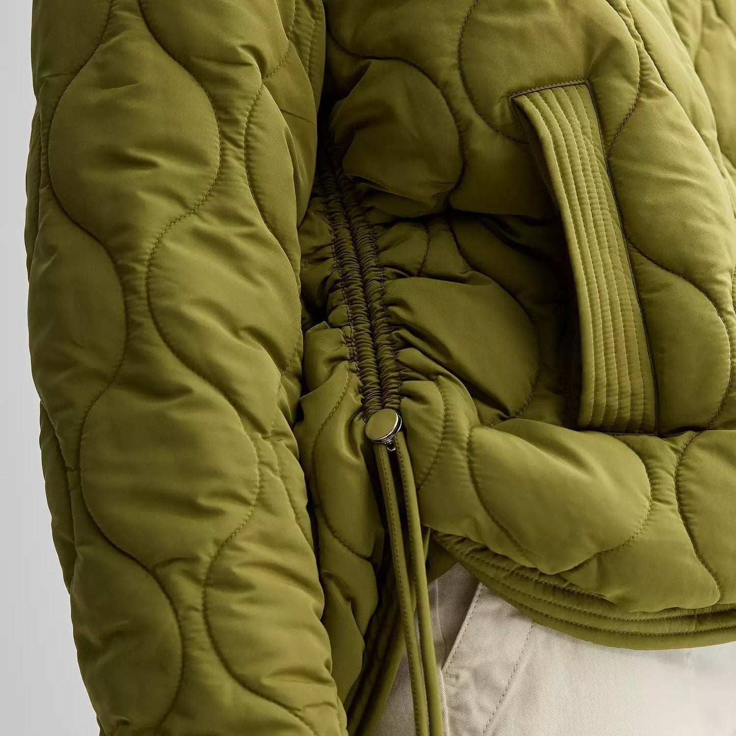 Stylish Hooded Quilted Jacket