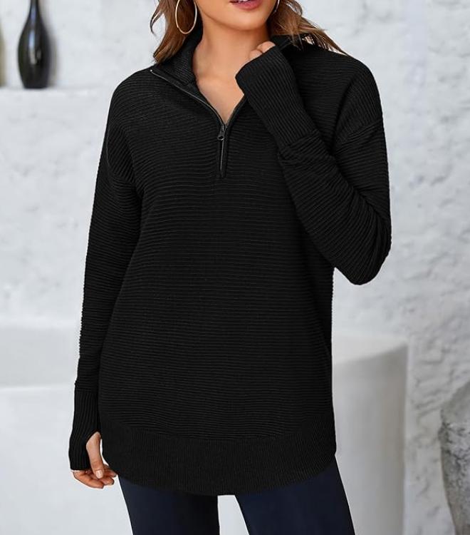 Casual V-Neck Long Sleeve Pullover Sweater (Buy 2 Free Shipping✔️)