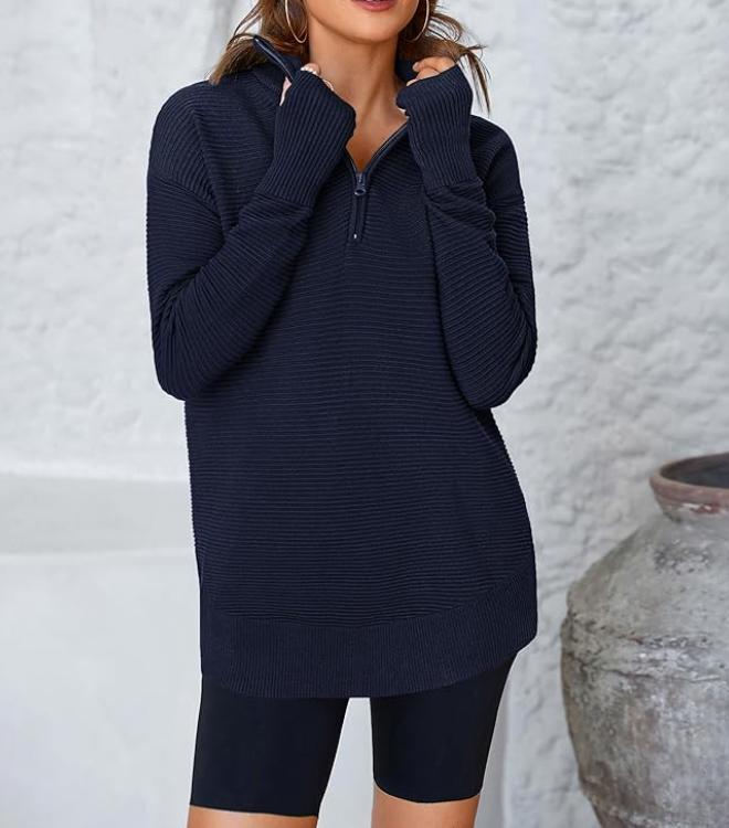 Casual V-Neck Long Sleeve Pullover Sweater (Buy 2 Free Shipping✔️)