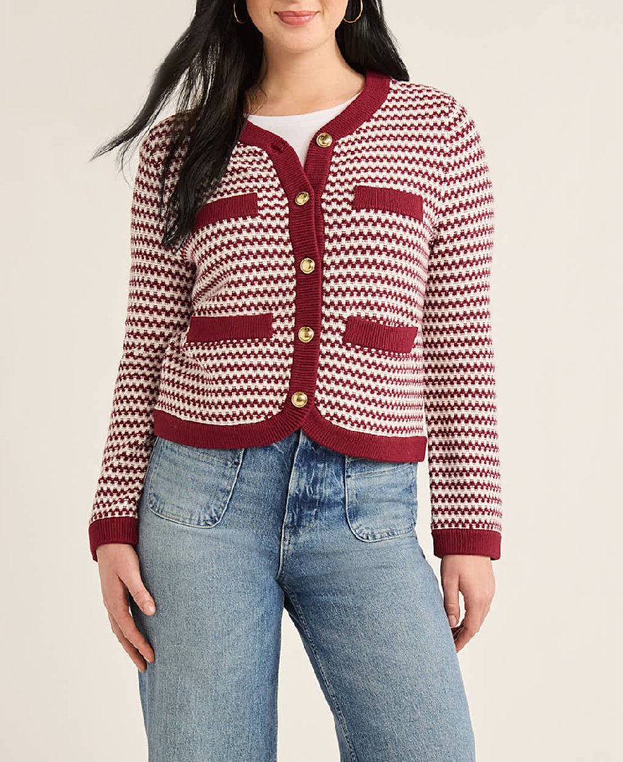 Women’s Welt Pocket Cardigan Sweater